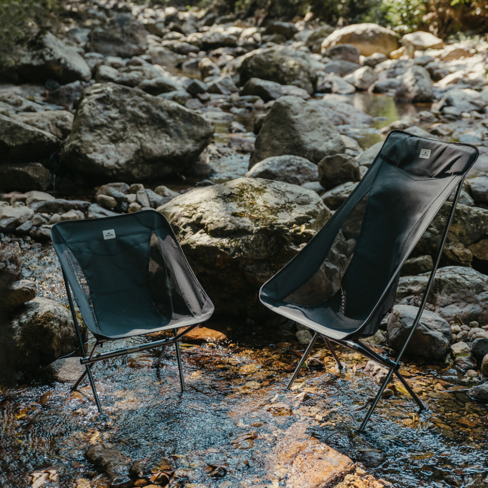 Крісло складане Naturehike Stellaluna L04 CNK2450JJ015, розмір L, сіре фото 6