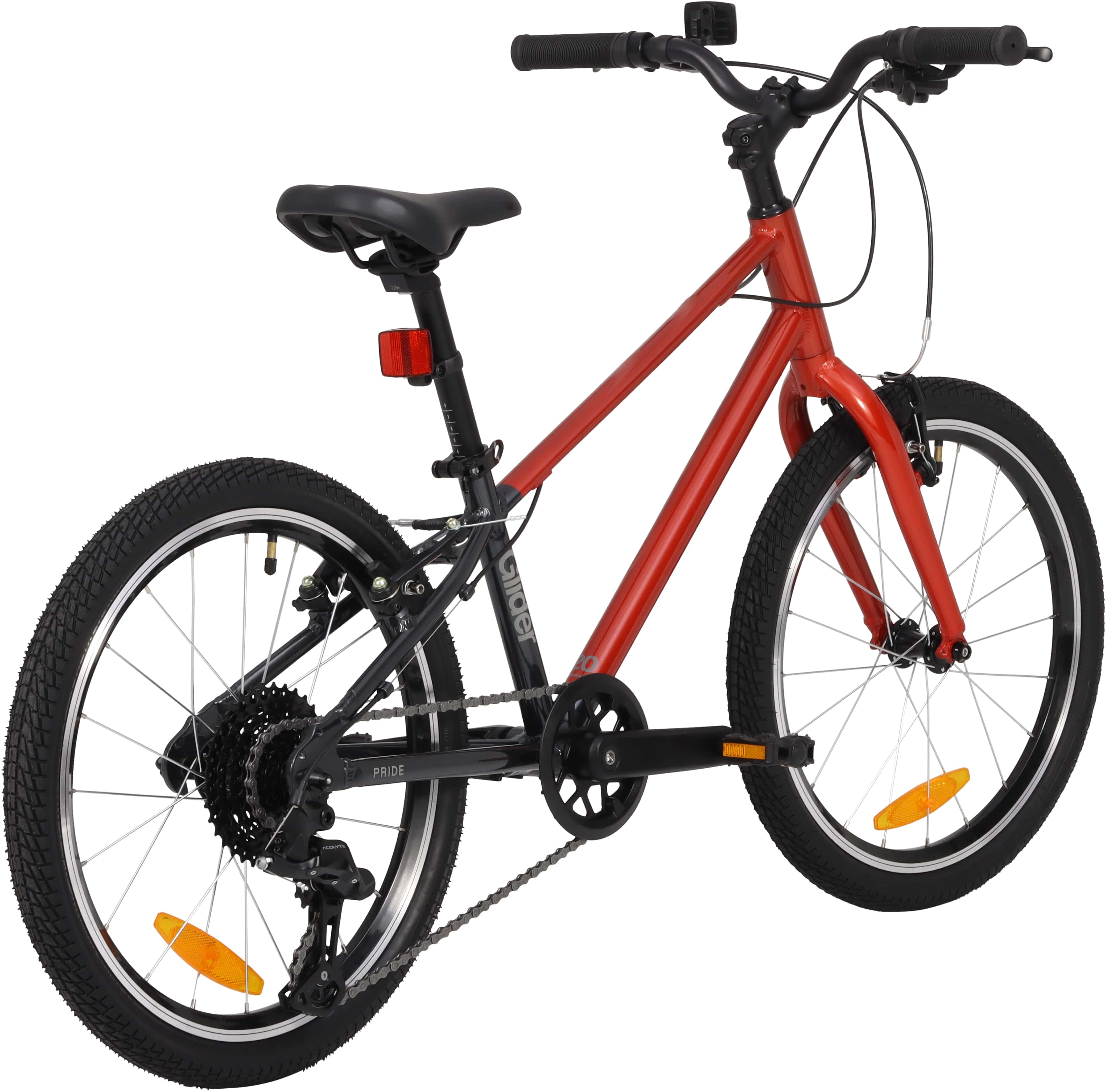 Велосипед 20" Pride GLIDER 2.2 красный A5 фото 2