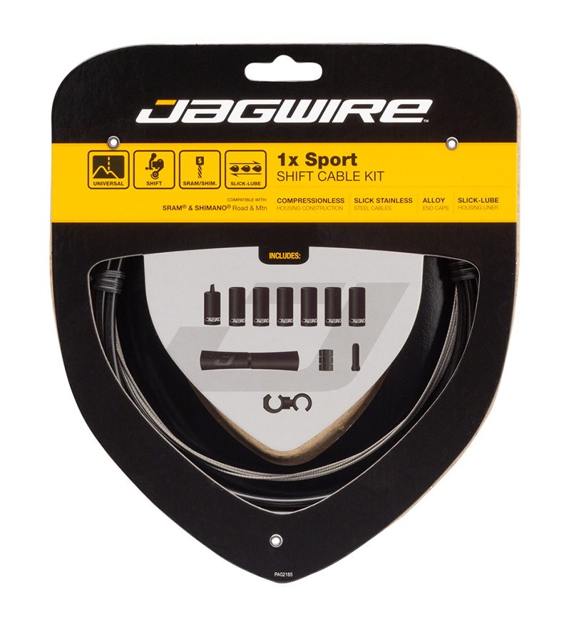 Комплект JAGWIRE 1X Sport Shift Kit UCK350 для переключателей, на одну сторону, black фото 