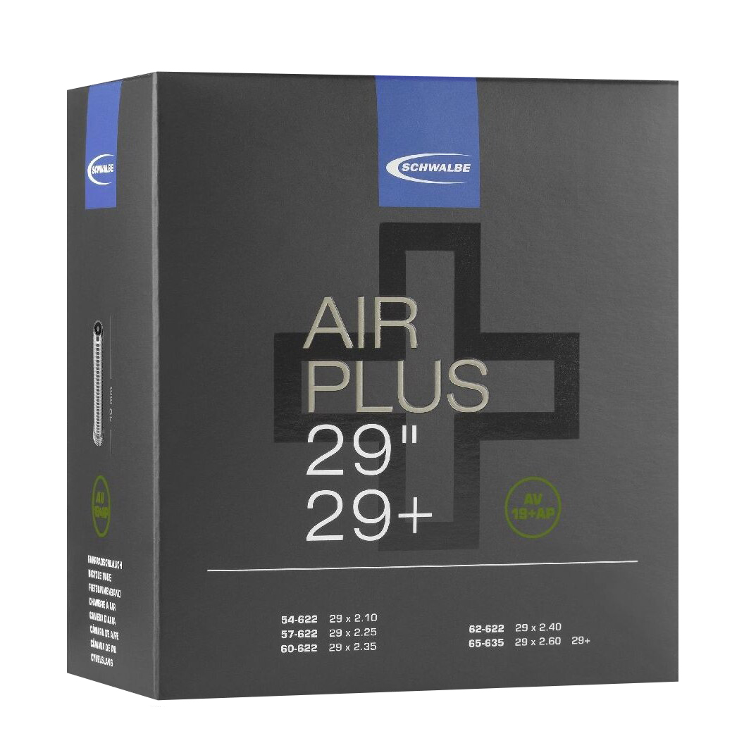 Камера 29" x 2.10-2.55" (54/65-622) Schwalbe AV19+AP AIR PLUS IB AGV 40mm фото 