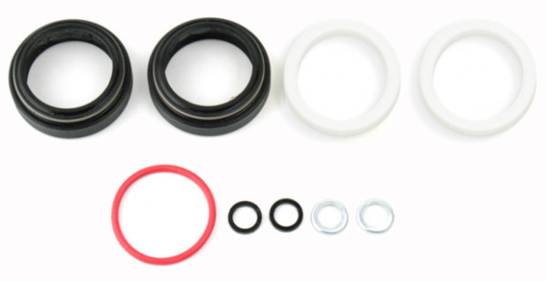 Сальники для вилки RockShox Upgrade Kit - 30 mm Black Flanged Low Friction Seals (Includes Dust Wipers, 5mm & 10mm Foam Rings) - XC30/30Gold/30Silver фото 