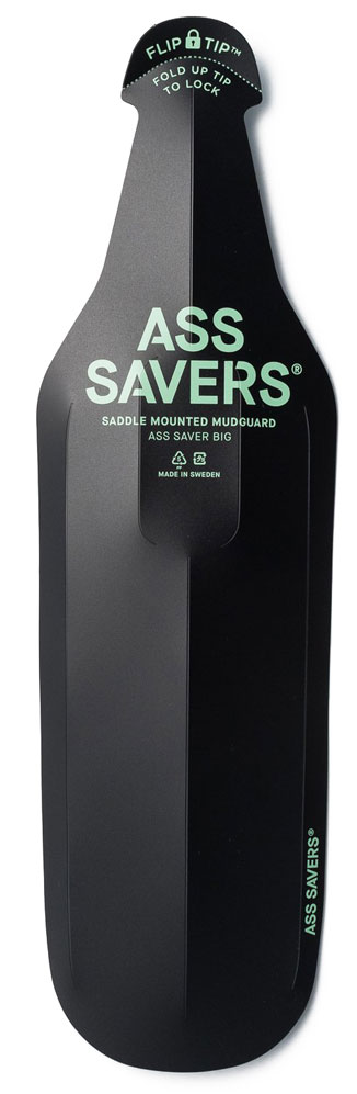 Крыло задн. Ass Savers ASS SAVER Big, под седло, Black фото 