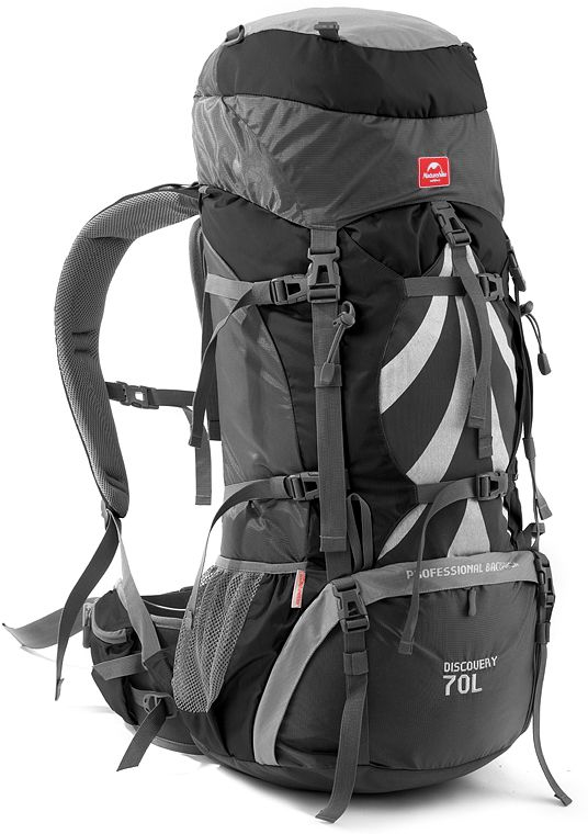 Рюкзак Naturehike NH70B070-B, 70+5 л, чорний фото 