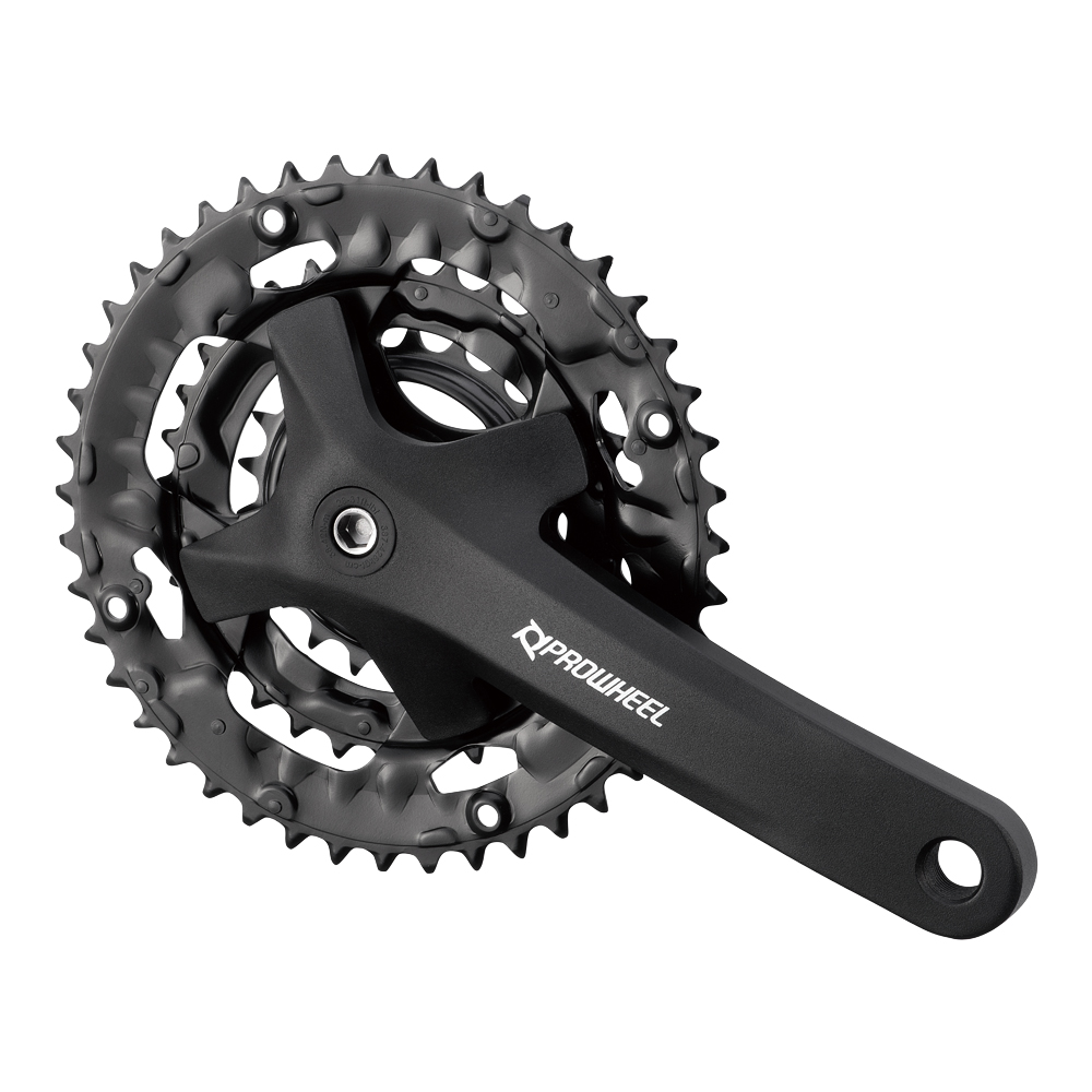 Комплект шатунів PROWHEEL MPE-401, (9S/8S), 175mm, 44/32/22T black фото 
