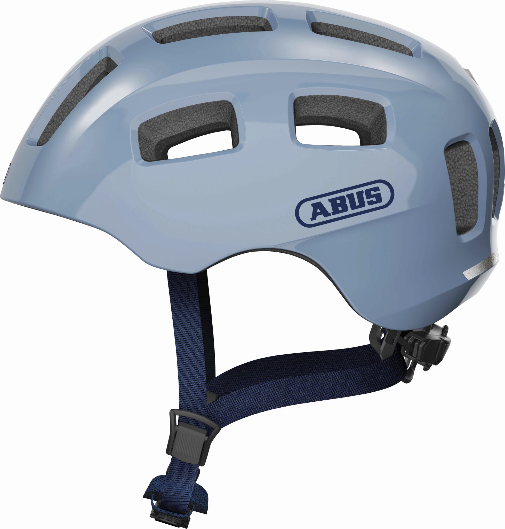 Шлем детский ABUS YOUN-I 2.0, размер S, Glacier Blue, сине-серый фото 