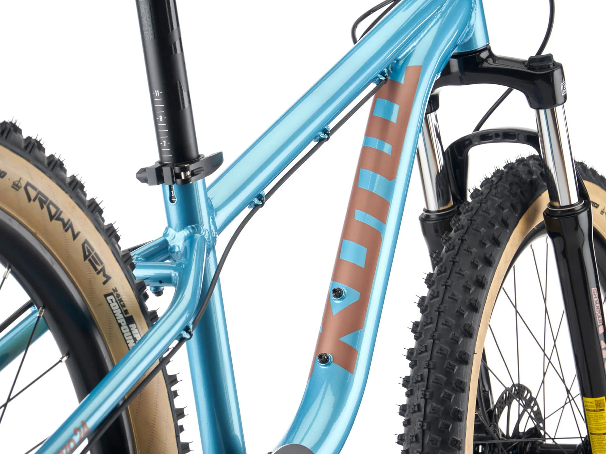 Велосипед 24" Kona HONZO 24 OS, блакитний A4 фото 6