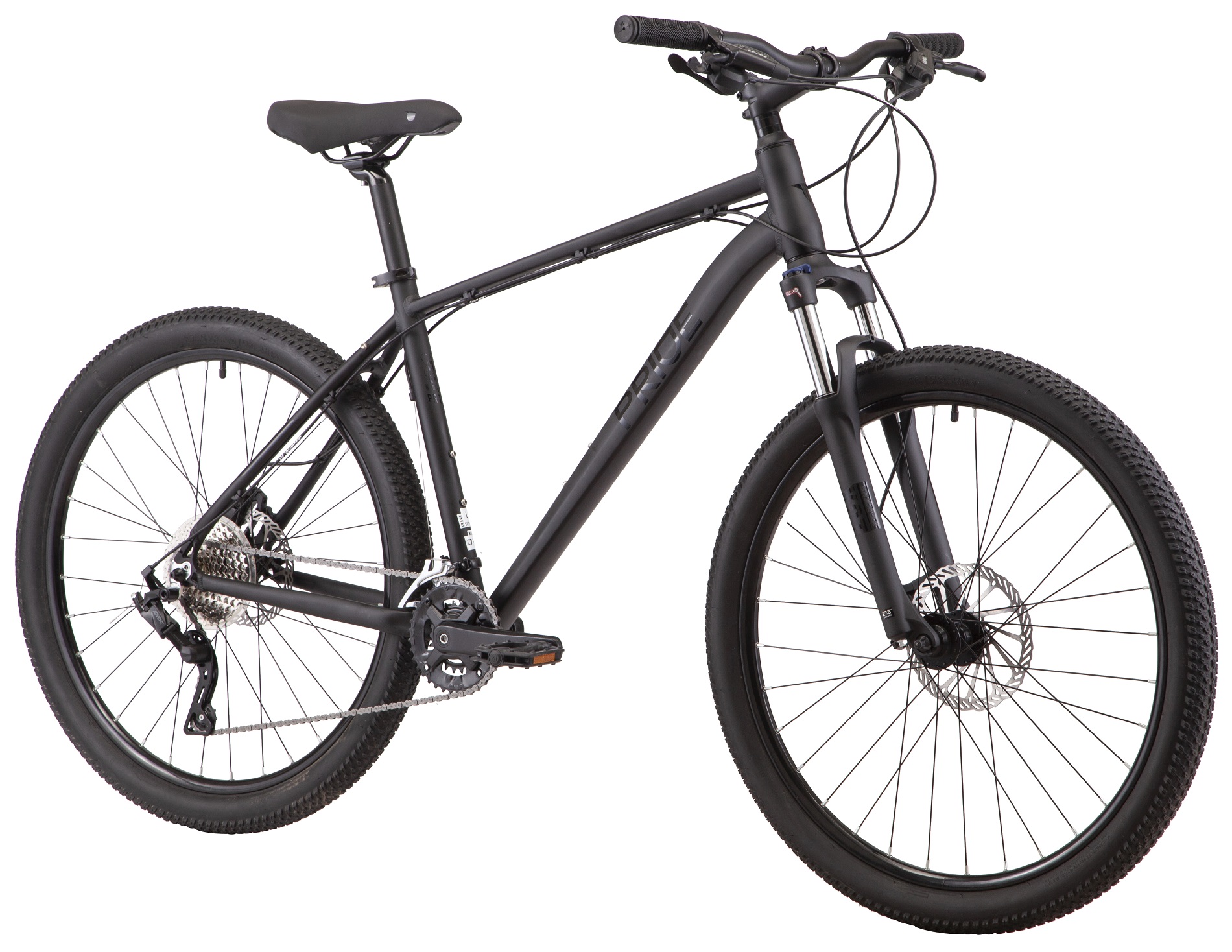 Велосипед 27,5" Pride MARVEL 7.3 рама - L 2023 черный (тормоза SRAM, задний переключатель и манетка - MICROSHIFT) фото 2