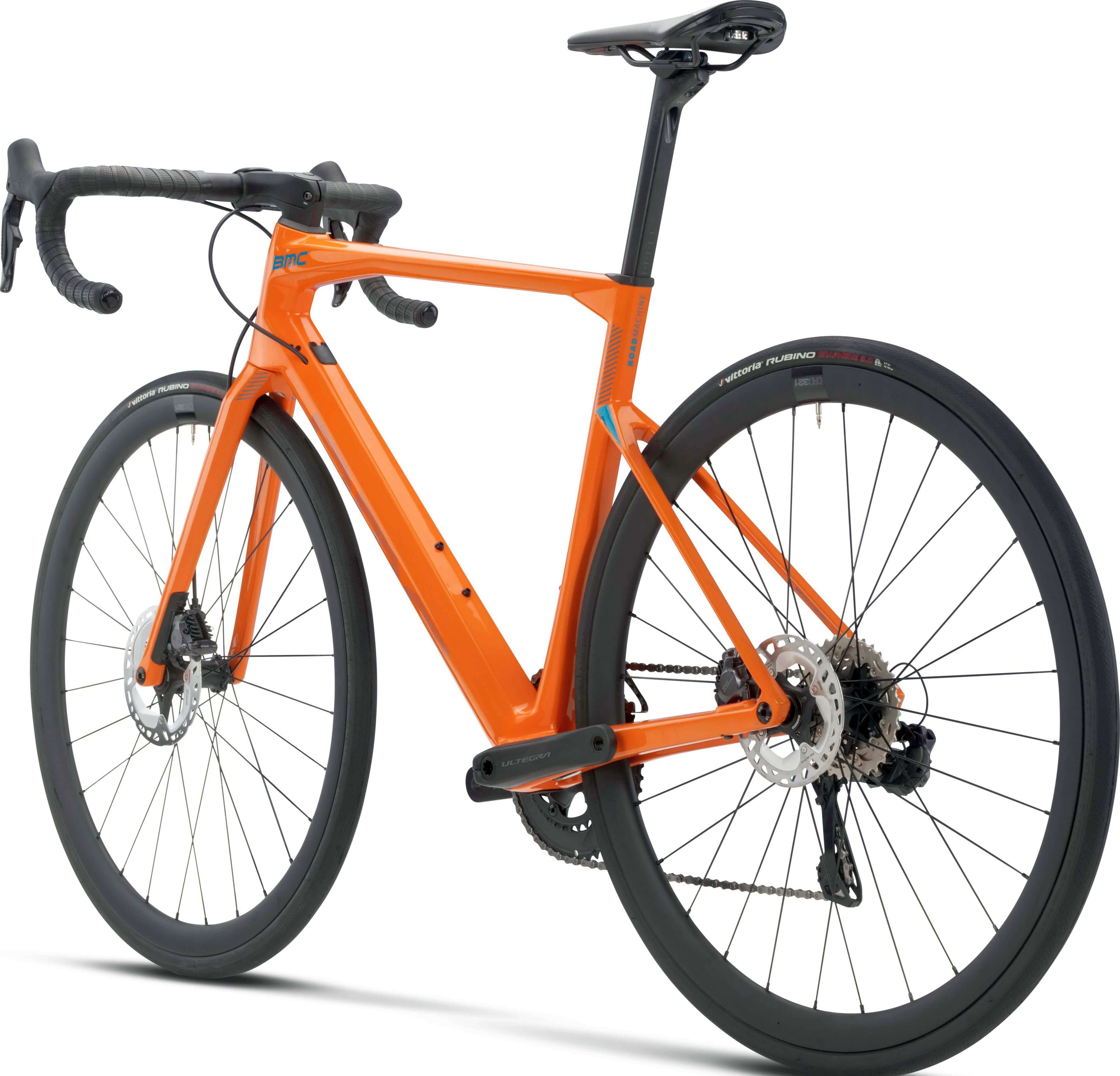 Велосипед 28" BMC Roadmachine ONE Carbon Di2 рама - 56 Apricot & Petrol Blue A4 фото 3