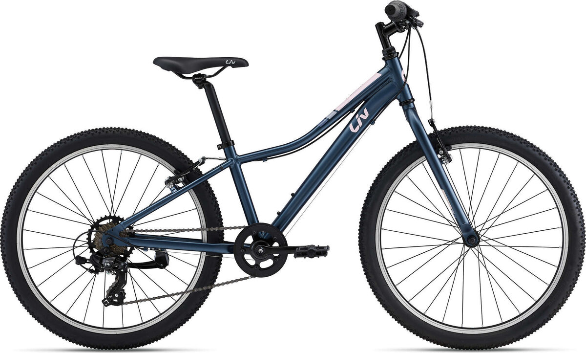 Велосипед 24" Liv ENCHANT 24 LITE 2022, серо-синий фото 