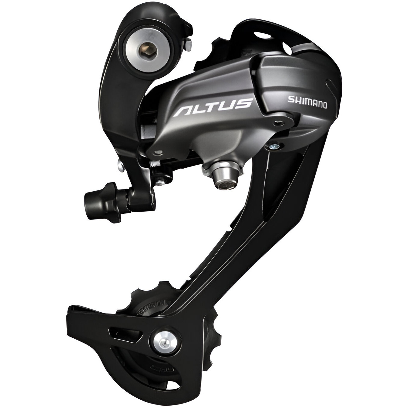 Фотография Переключатель задн. Shimano RD-M370-SGS ALTUS, длинная лапка, 9-ск. 1 Переключатель задн. Shimano RD-M370-SGS ALTUS, длинная лапка, 9-ск. фото 1