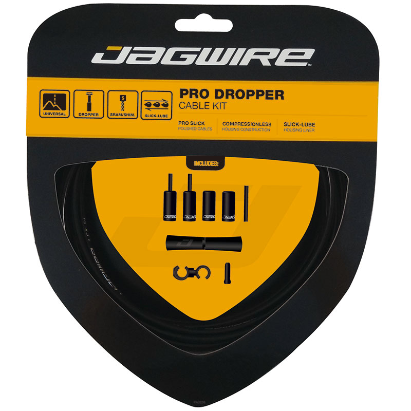 Комплект JAGWIRE Pro Dropper Kit PCK601 для подседельных штырей с дроппером, black фото 