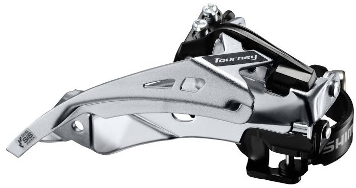 Переключатель пер. Shimano FD-TY710, Top-Swing, 3x7/8-ск., универс.тяга, макс. 48T фото 