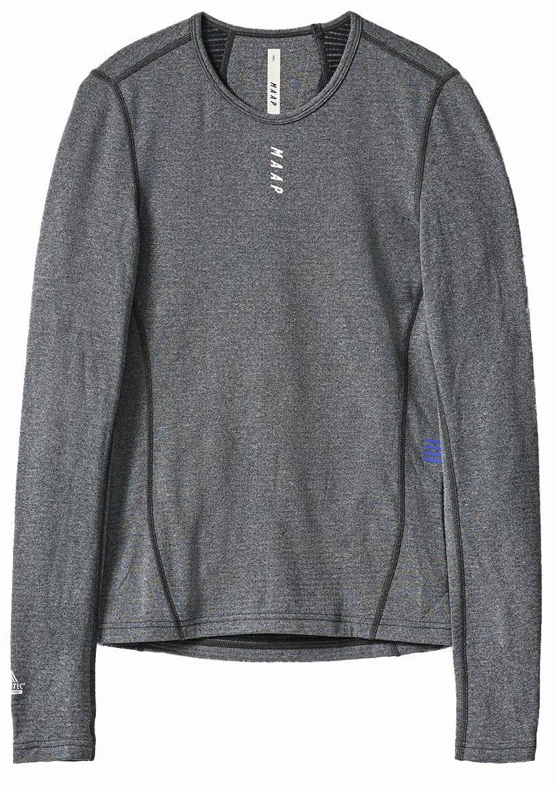 Термофутболка утеплена MAAP DEEP WINTER BASE LAYER S charcoal фото 