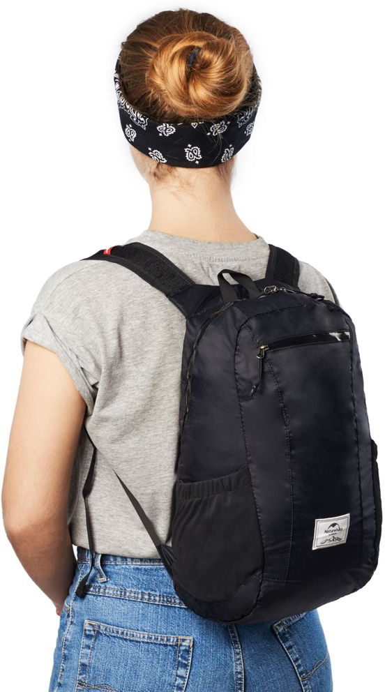 Рюкзак Naturehike Ultralight NH17A012-B, 18 л, черный фото 2