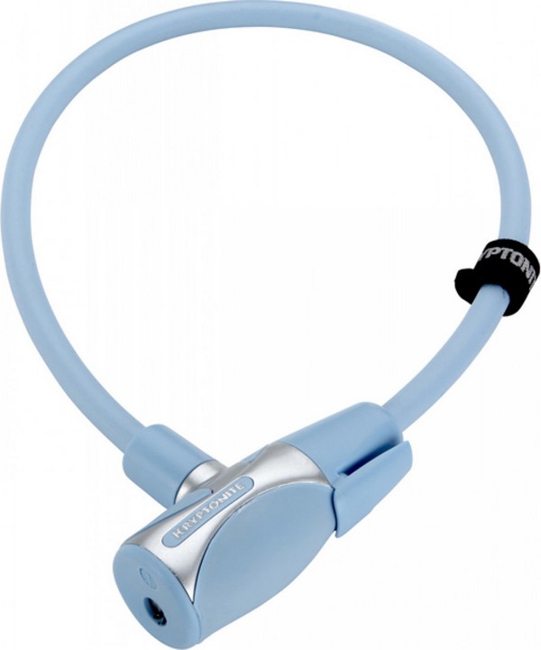 Велозамок KRYPTONITE KRYPTOFLEX кабель 1265, синий, 2 ключа фото 