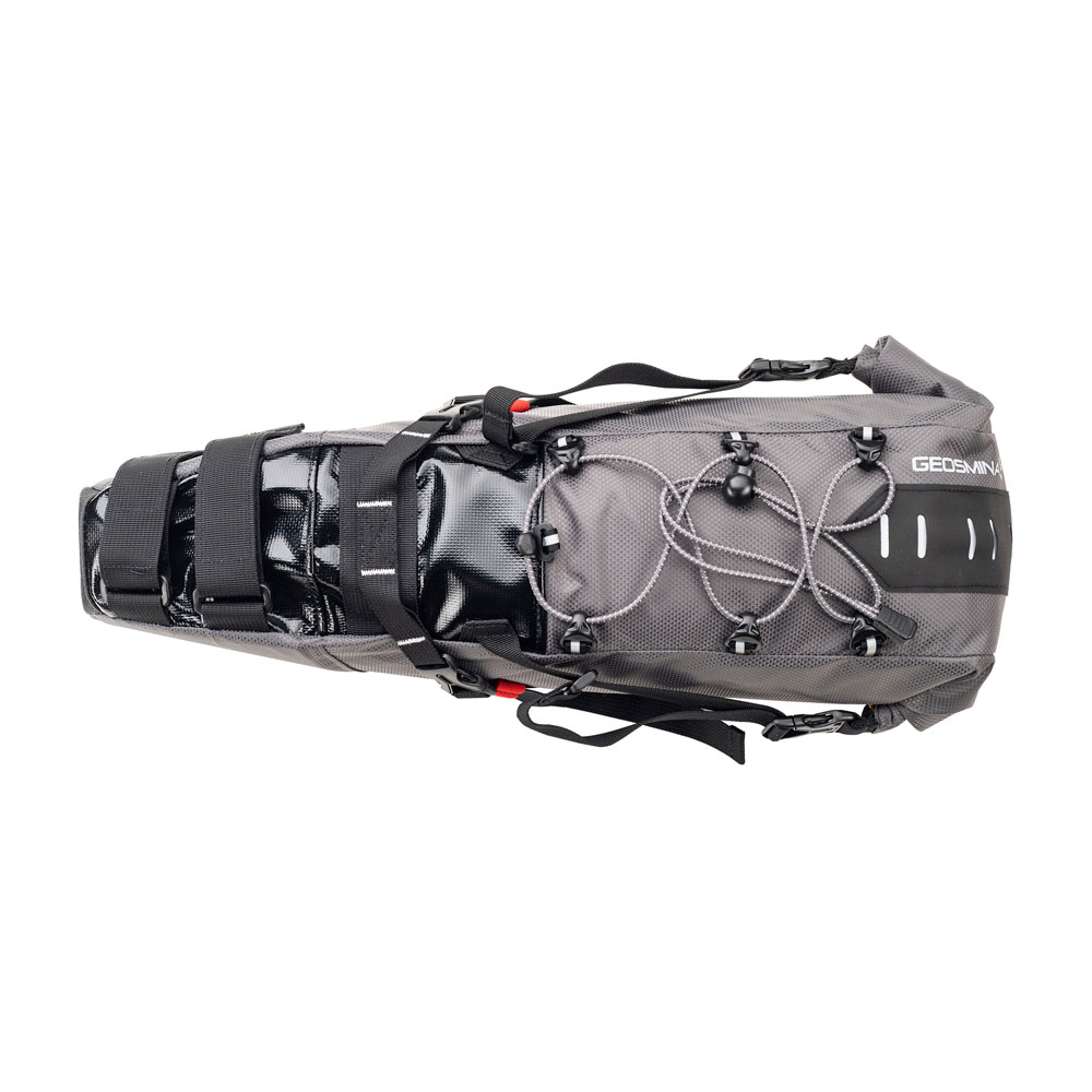 Сумка подседельная GEOSMINA Small Seat Bag (10L), 470г, серая фото 