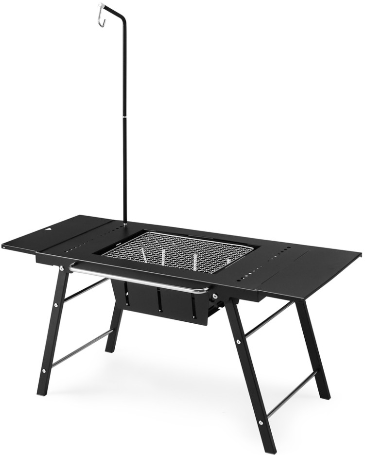 Стол складной Naturehike CNK2350CF018, для барбекю, 87x40,5x40,5 см, черный фото 