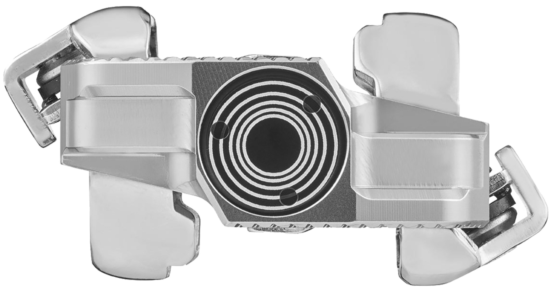 Педали Look X-TRACK POWER DUAL алюминий, ось chromoly 9/16", серебристые фото 3