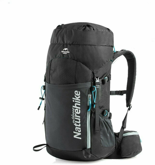 Рюкзак Naturehike NH18Y045-Q, 45 л, чорний фото 