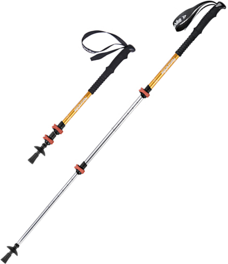 Трекинговая палка Naturehike NH17D001-Z Men, 3 секции, 62-135 см, золотистая, 1 шт фото 