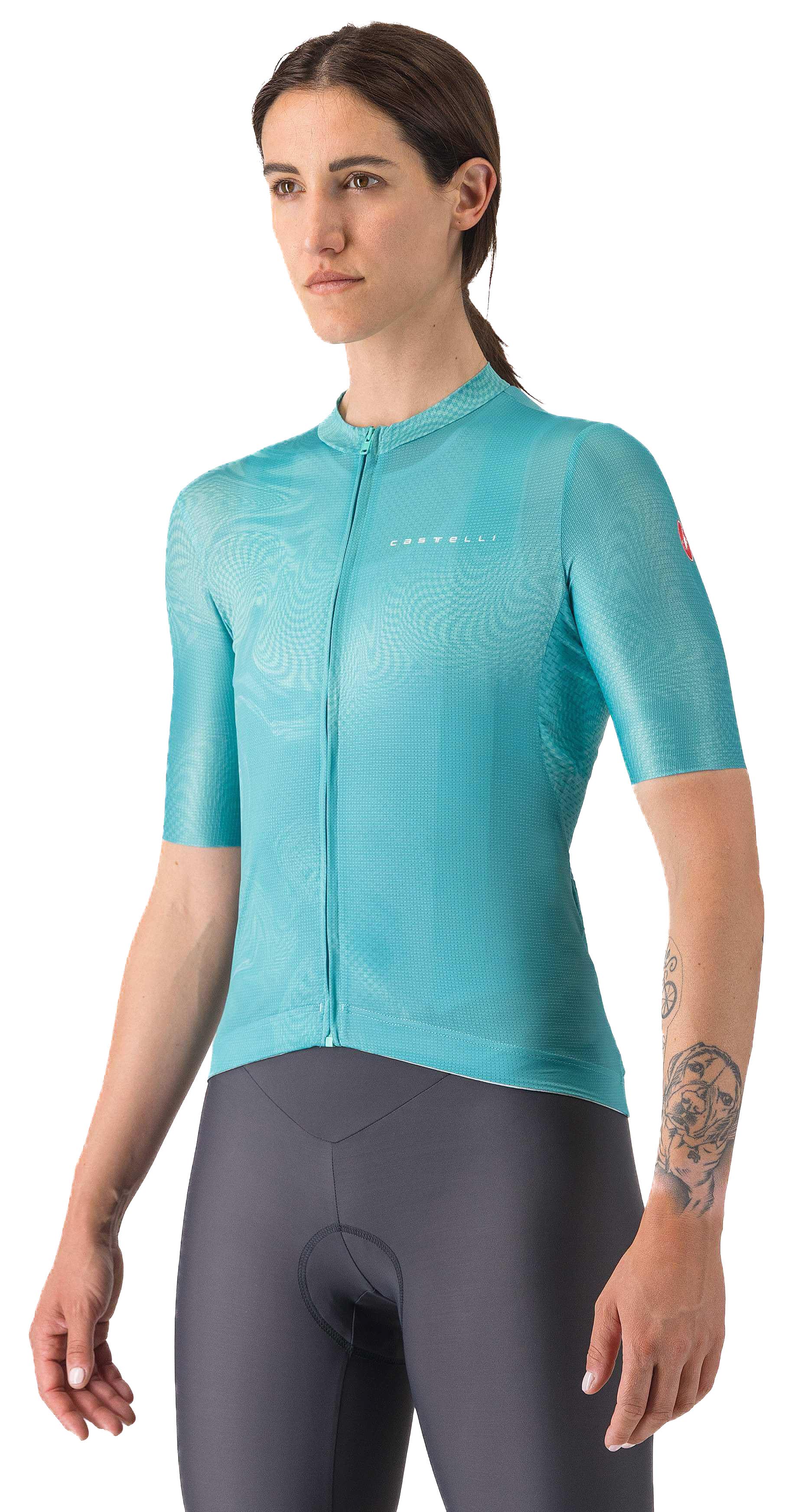 Джерсі Castelli Fantasia кор рукав жіночий pool blue S фото 