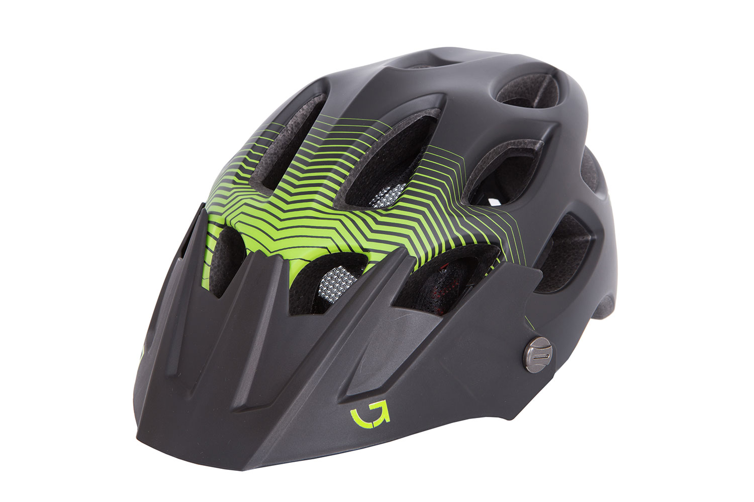 Шлем Green Cycle Slash размер 58-61см темный зелено-салатовый матовый фото 