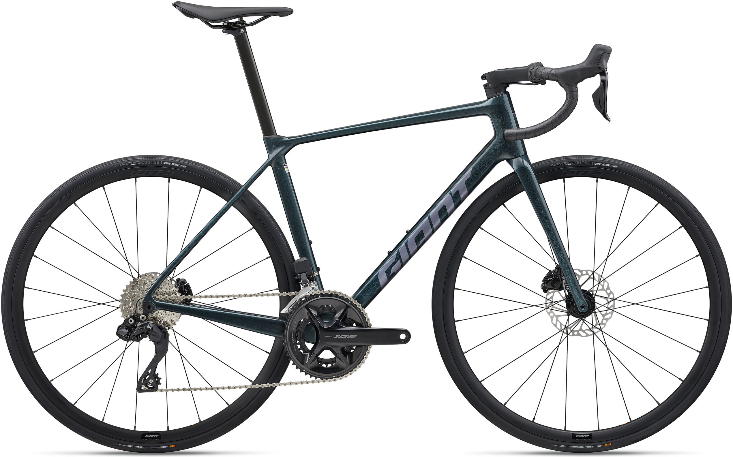 Велосипед 28" Giant TCR ADVANCED 1 PC рама - ML Asphalt Green A5 фото 