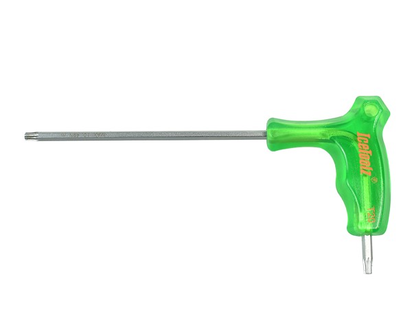 Ключ Ice Toolz 7T20 двухсторонний T-20, зеленый фото 
