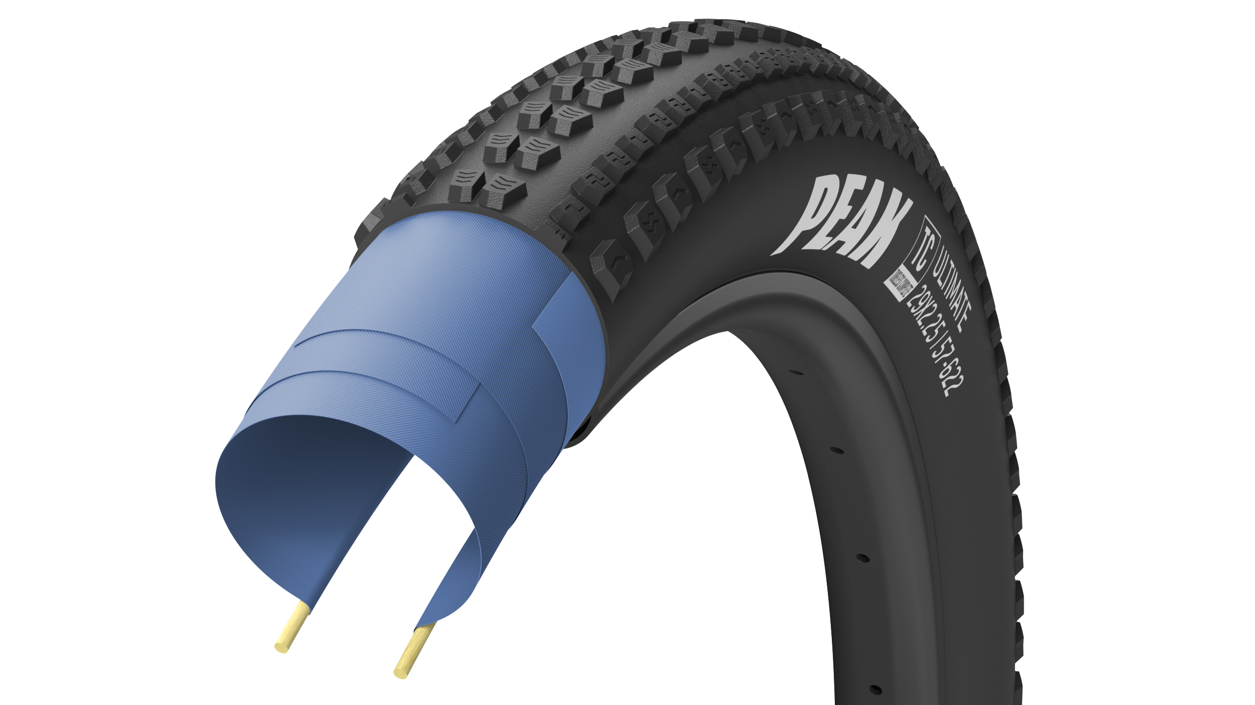 Покришка 29x2.4 (61-622) GoodYear PEAK Tubeless Ready, Black фото 
