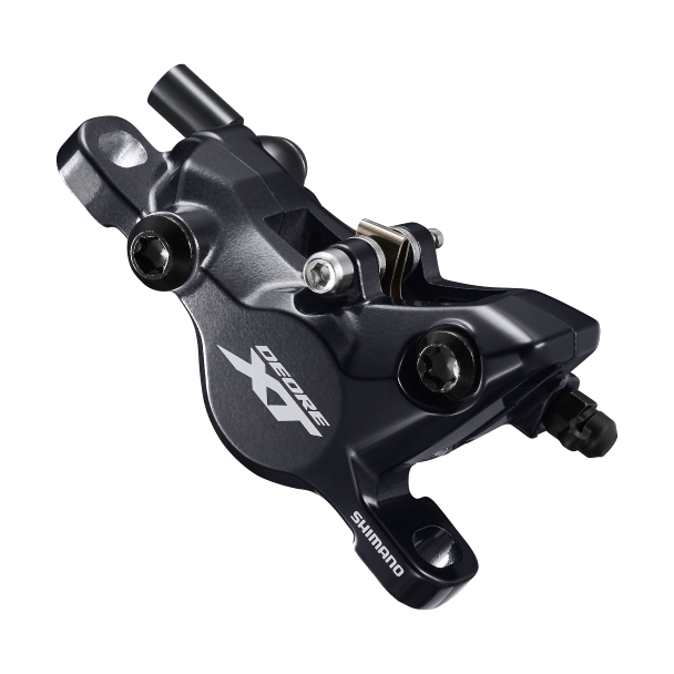 Калипер гидравлических тормозов Shimano BR-M8100 DEORE XT, РМ160мм, колодка G03A, полимер фото 