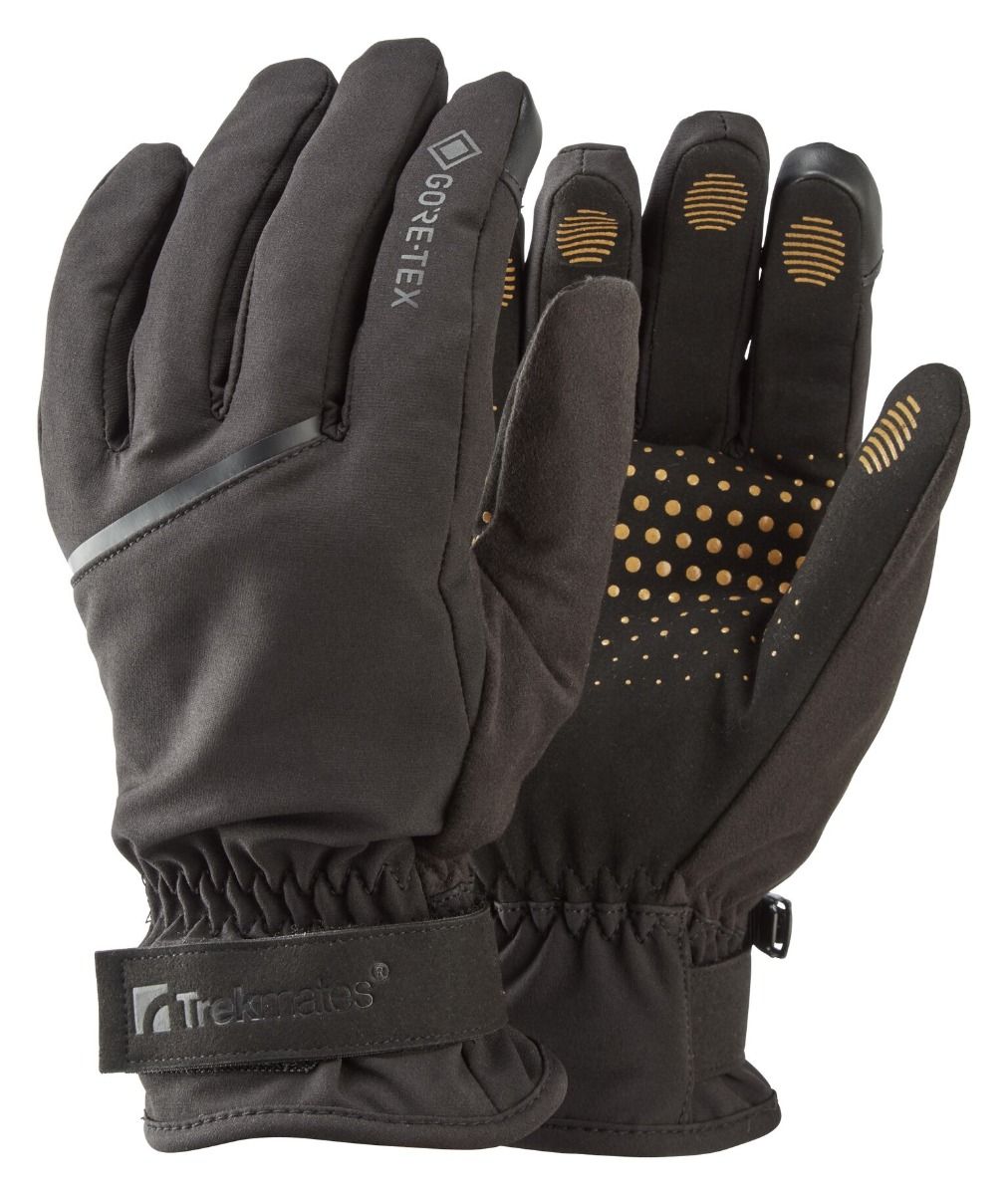 Перчатки Trekmates Friktion Gore Tex Grip Glove TM 004543 Black, размер S, черные фото 