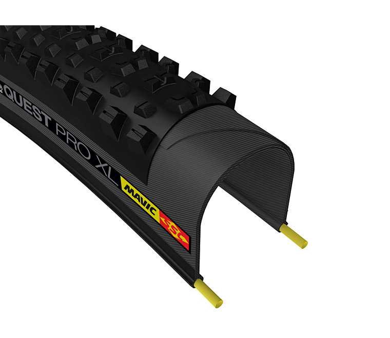 Покришка 26x2.40 (60-559) Mavic QUEST PRO XL UST Tubeless Ready Folding DC 2x66 TPI фото 2