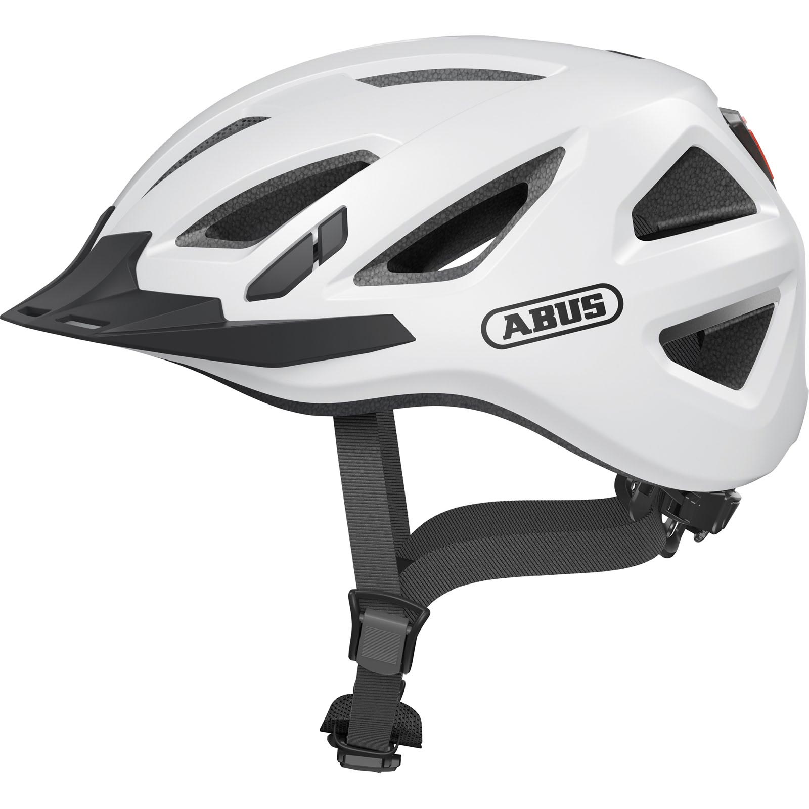 Шлем ABUS URBAN-I 3.0, размер M (52-58 см), Polar White, бело-черный фото 