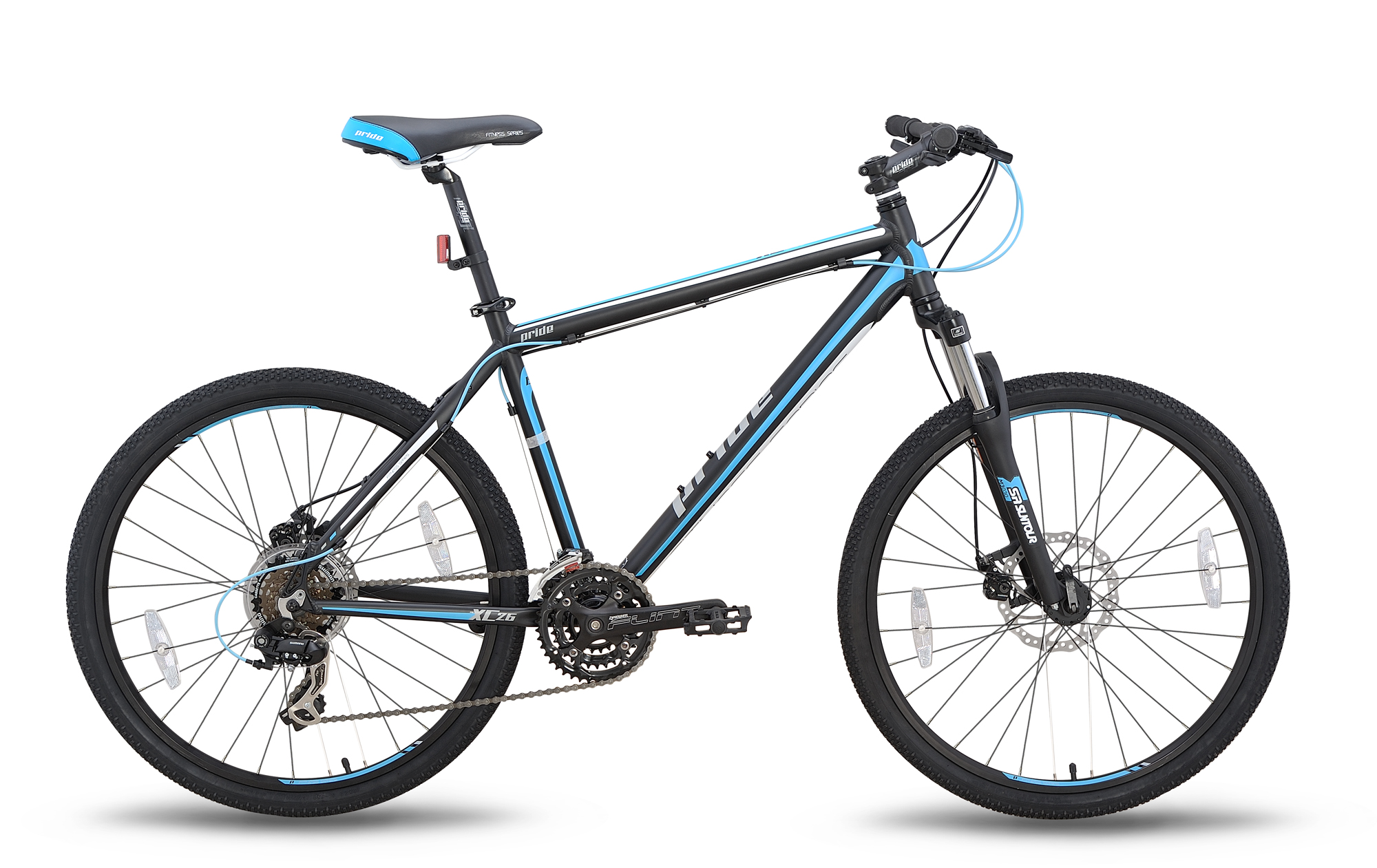 Велосипед 26'' Pride XC-26 MD рама - 15" черно-синий матовый 2015 фото 