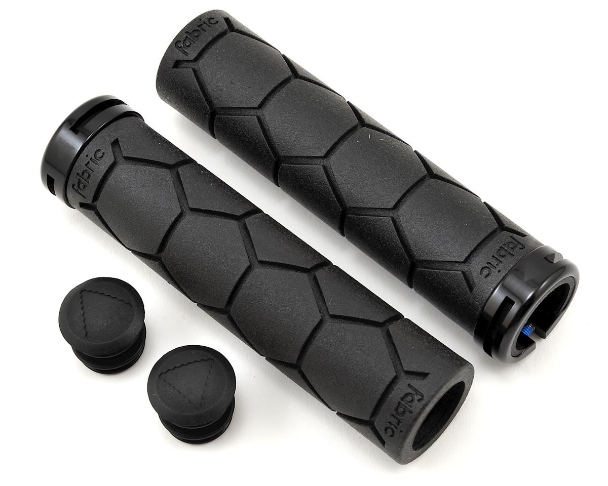Гріпси Fabric Silicon Lock-on 135мм, силіконові з замком, чорні фото 