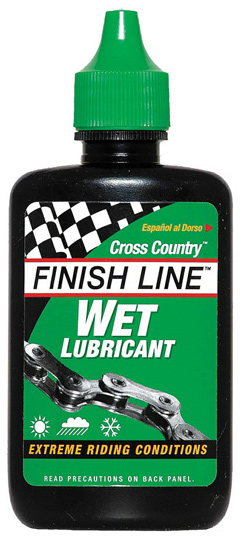 Мастило Finish Line рідке Wet Lube (Cross Country) для вологих погодних умов, 120ml фото 