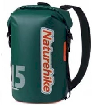 Герморюкзак Naturehike CNK2300BS017, 15 л, темно-зелений фото 1