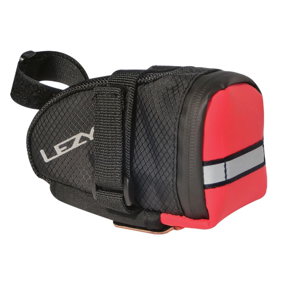 Сумка подседельная Lezyne M-CADDY 0,4л, красная/черная фото 