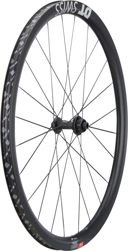 Колесо пер. 28" DT Swiss ERC 1100 DICUT DB 700C CL 35, 24 отв., ось 12х100, бескамерное, Center Lock фото 