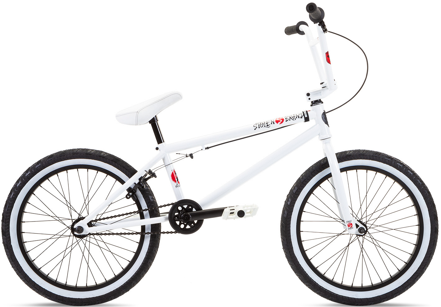 Велосипед 20" Stolen OVERLORD 20.75" SNOW BLIND WHITE (Friction 3M seat) A2 фото 
