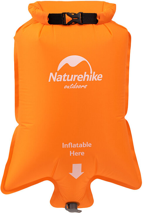 Насос-гермомішок Naturehike FC-10 NH19Q033-D, для надування матраців та подушок, помаранчевий фото 
