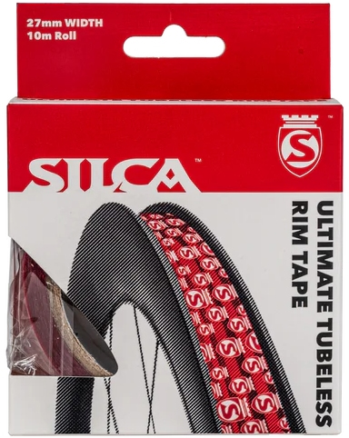 Обідна стрічка SILCA Ultimate Tubeless Tape для безкамерних ободів, 27 мм, 10м фото 