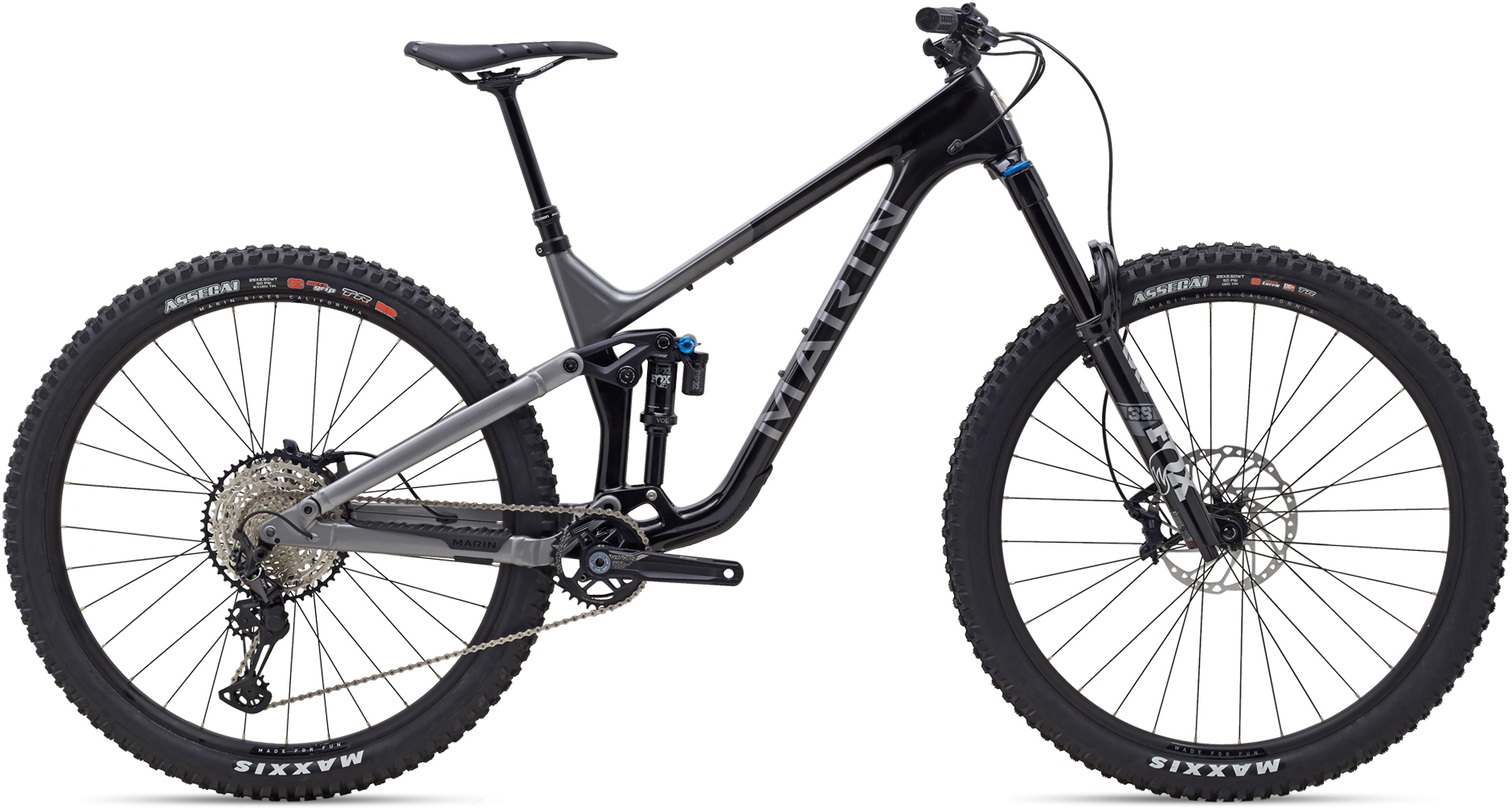 Велосипед 29" Marin Alpine Trail Carbon 2 рама - L Gloss Black/Silver A4 фото 