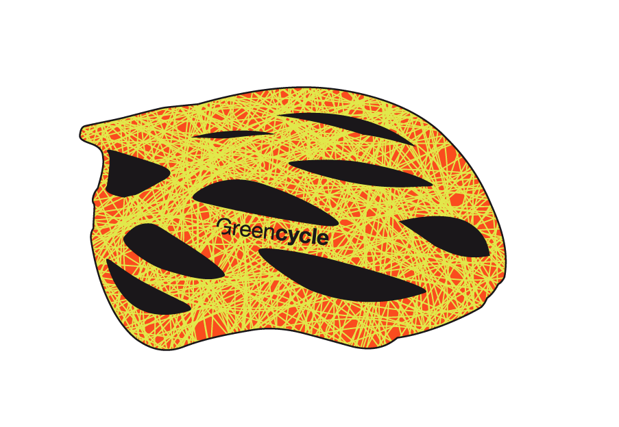 Шлем Green Cycle Alleycat размер 54-58см желто-оранжевый матовый фото 1