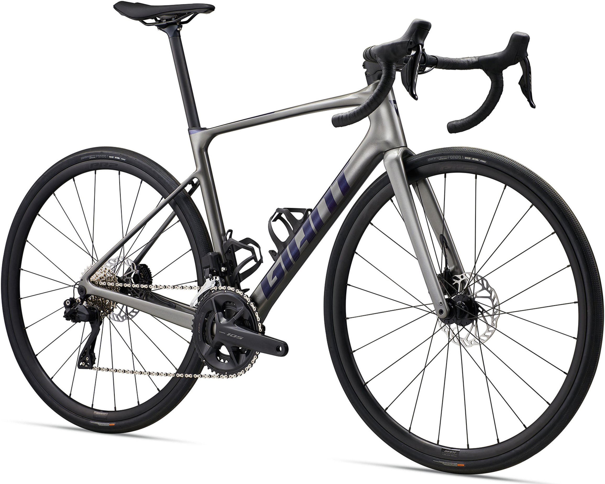 Велосипед 28" Giant DEFY ADVANCED 1 рама - L Charcoal/Milky Way A4 фото 2