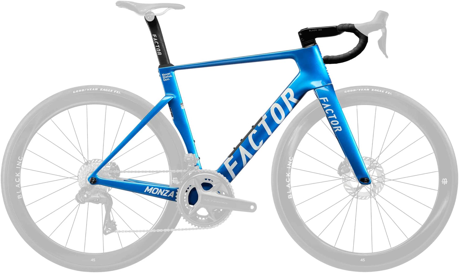 Рама 28" Factor ROAD MONZA Bar 40x90 рама - 56 см Solar Blue (w/o BB) фото 