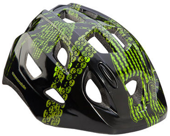 Шолом дитячий Cannondale QUICK SKULLS розмір S 52-57см black-green фото 
