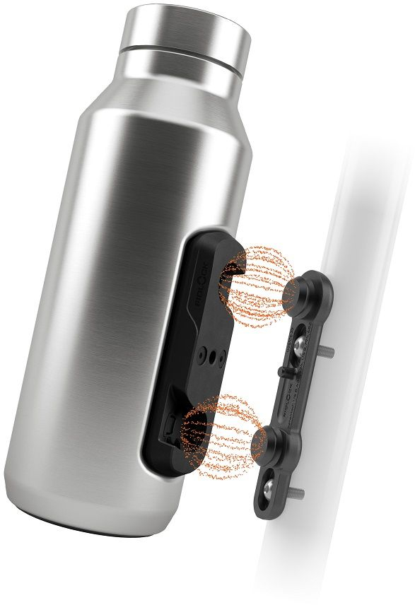 Термофляга 0,5 Fidlock TWIST STEEL BOTTLE 500 Insulated + BIKE BASE, Silver фото 