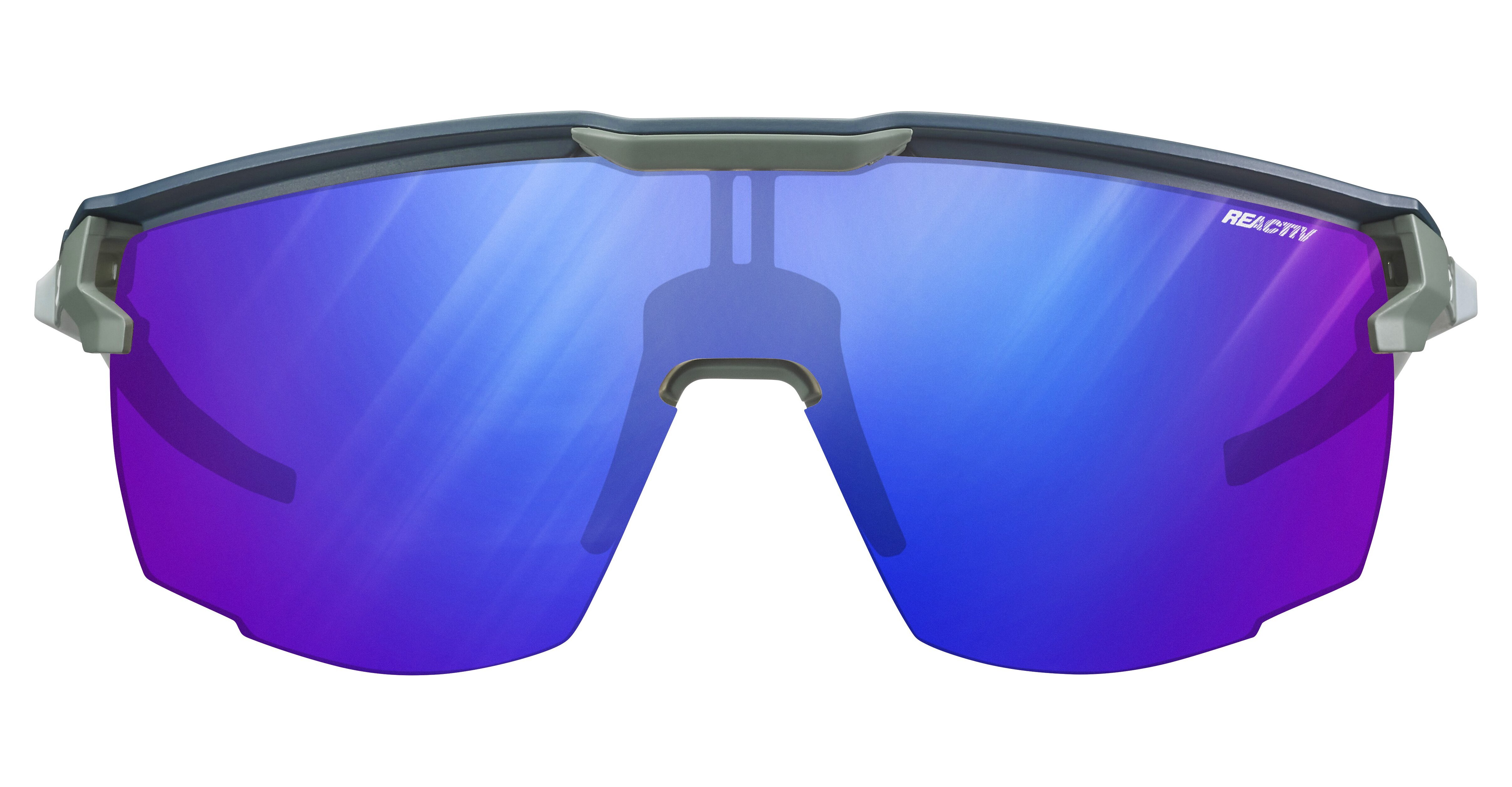 Очки Julbo ULTIMATE REACTIV PERFOMANCE 1-3 HIGH CONTRAST, сине-зеленые, фотохромная линза фото 2
