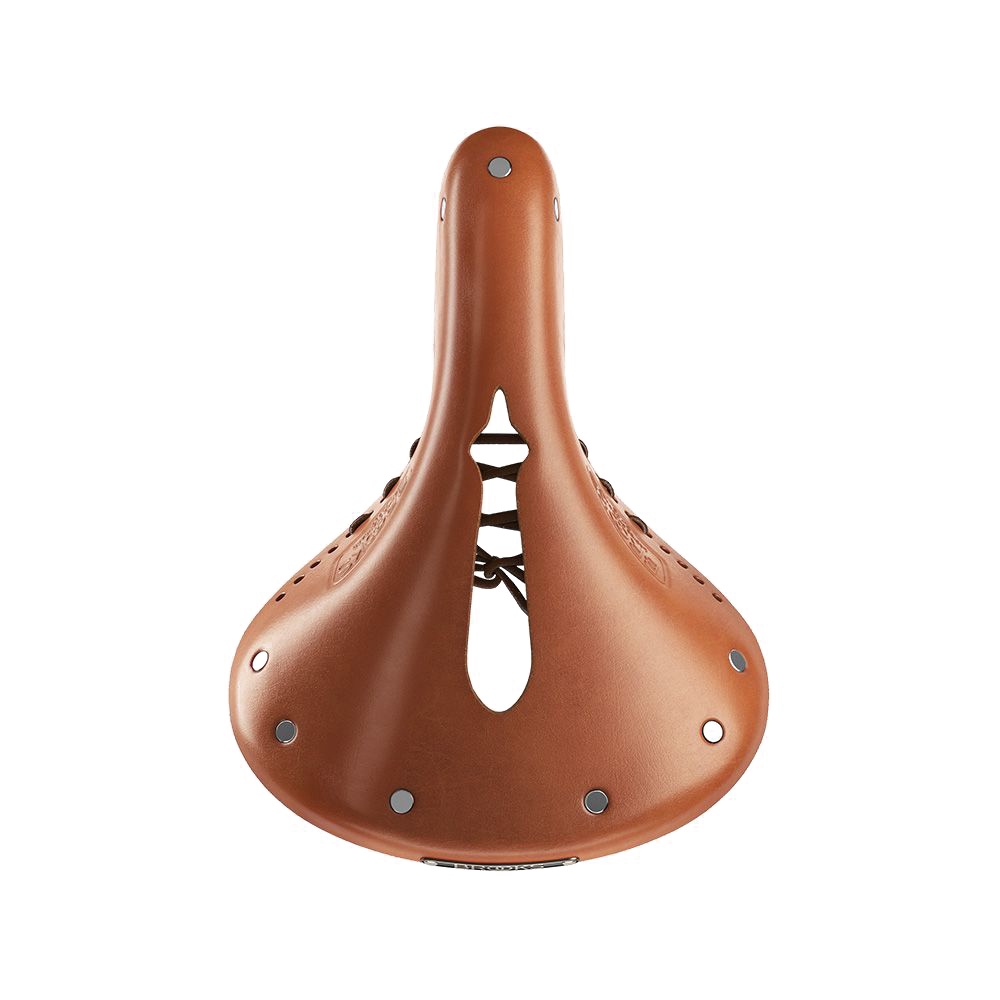 Седло Brooks B17 CARVED SHORT Honey фото 2